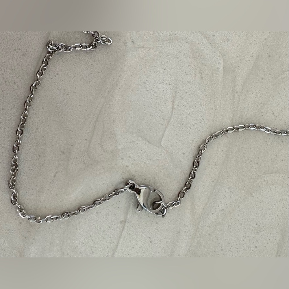 Stainless Steel Surfer Necklace Ocean Wave Scene - Picture 6 of 9